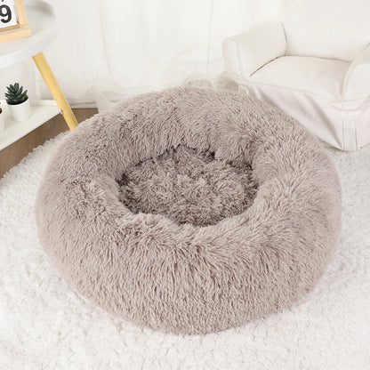 Cama Caliente Donut para Perros - Suave y Confortable (Anti-Ansiedad y Relajación )