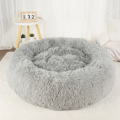 Cama Caliente Donut para Perros - Suave y Confortable (Anti-Ansiedad y Relajación )