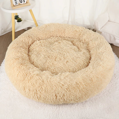 Cama Caliente Donut para Perros - Suave y Confortable (Anti-Ansiedad y Relajación )