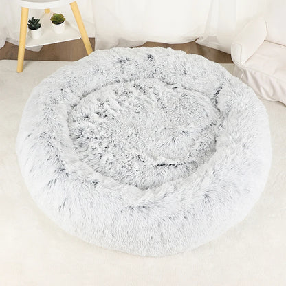 Cama Caliente Donut para Perros - Suave y Confortable (Anti-Ansiedad y Relajación )
